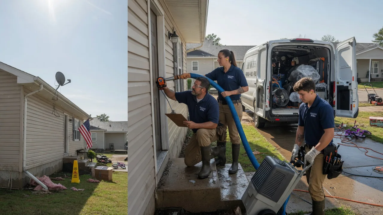Ceiling Water Damage Restoration in Muscatine, IA near me